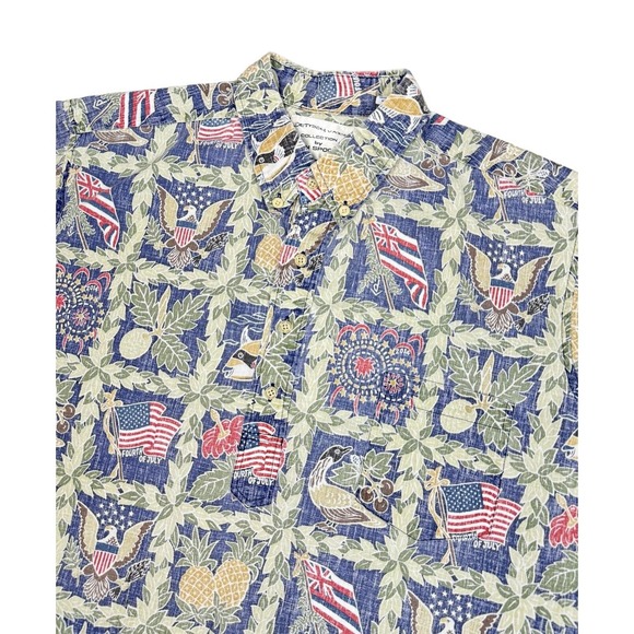 Reyn Spooner Dietrich Varez 4th Of July 2014 Hawaiian Flower Size XL - Picture 2 of 7